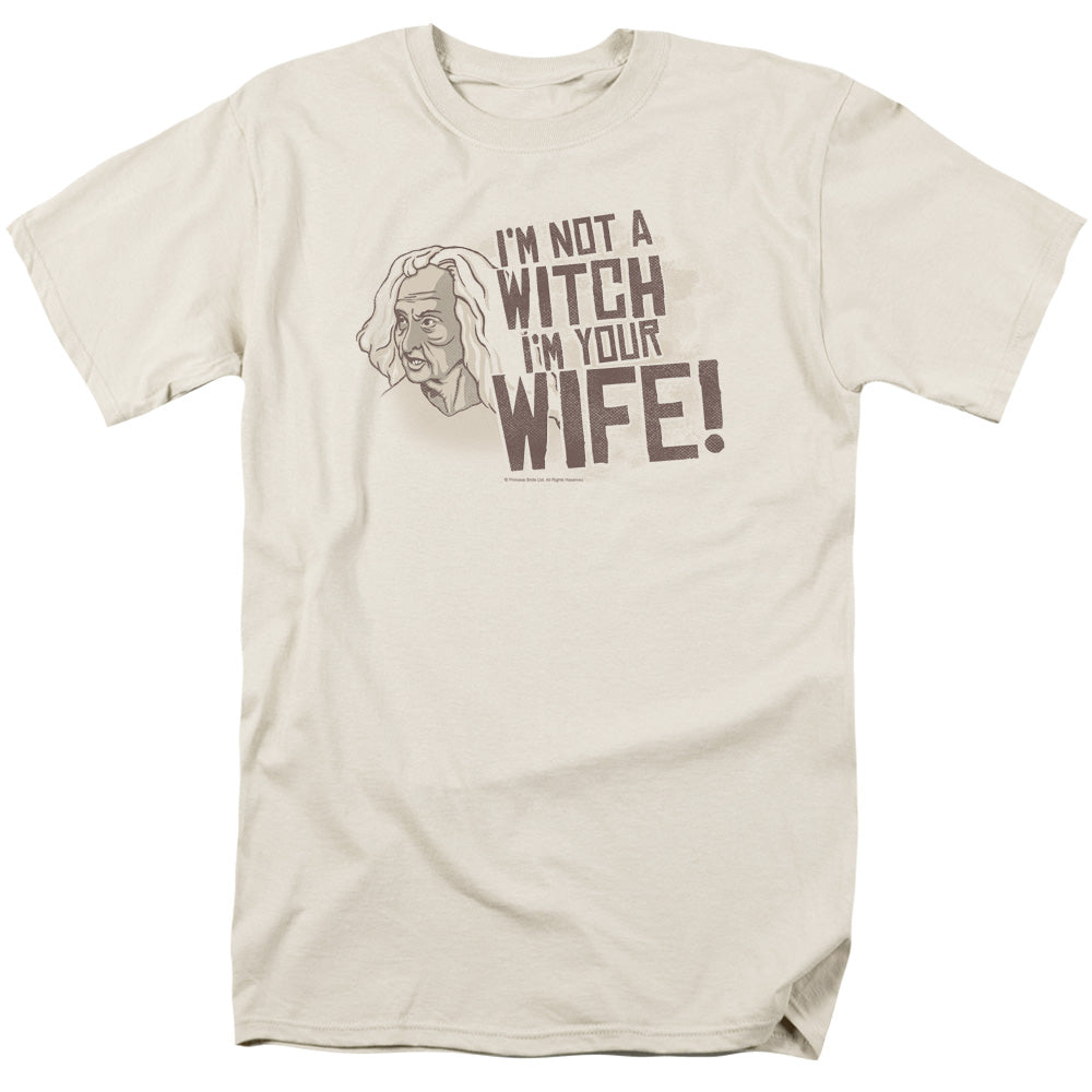 The Princess Bride Not A Witch Mens T Shirt Cream Officially Licensed