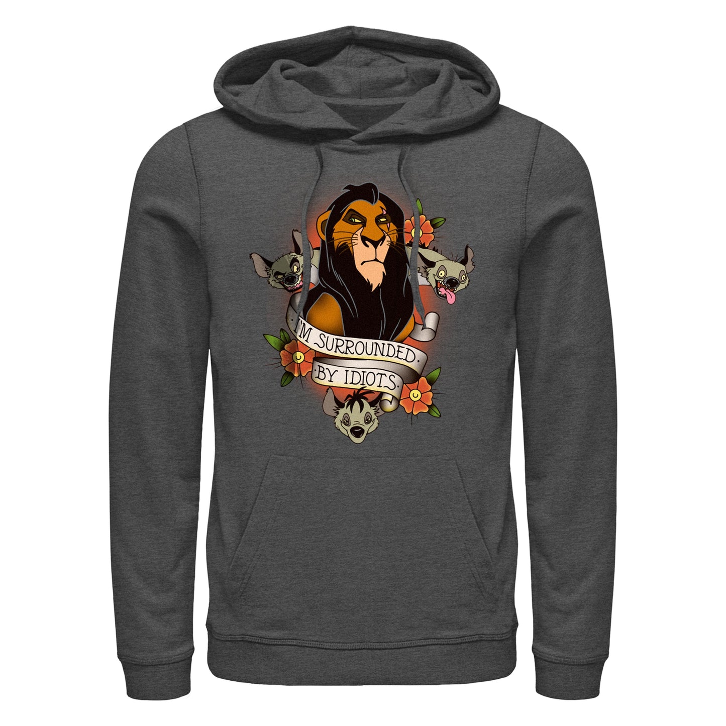 Disney Surrounded Mens Lightweight Hoodie