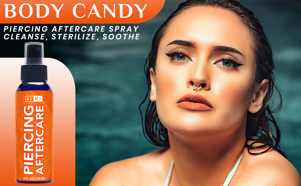 Body Candy 100% Natural Body Piercing Aftercare Solution
