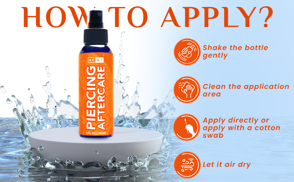 Body Candy 100% Natural Body Piercing Aftercare Solution