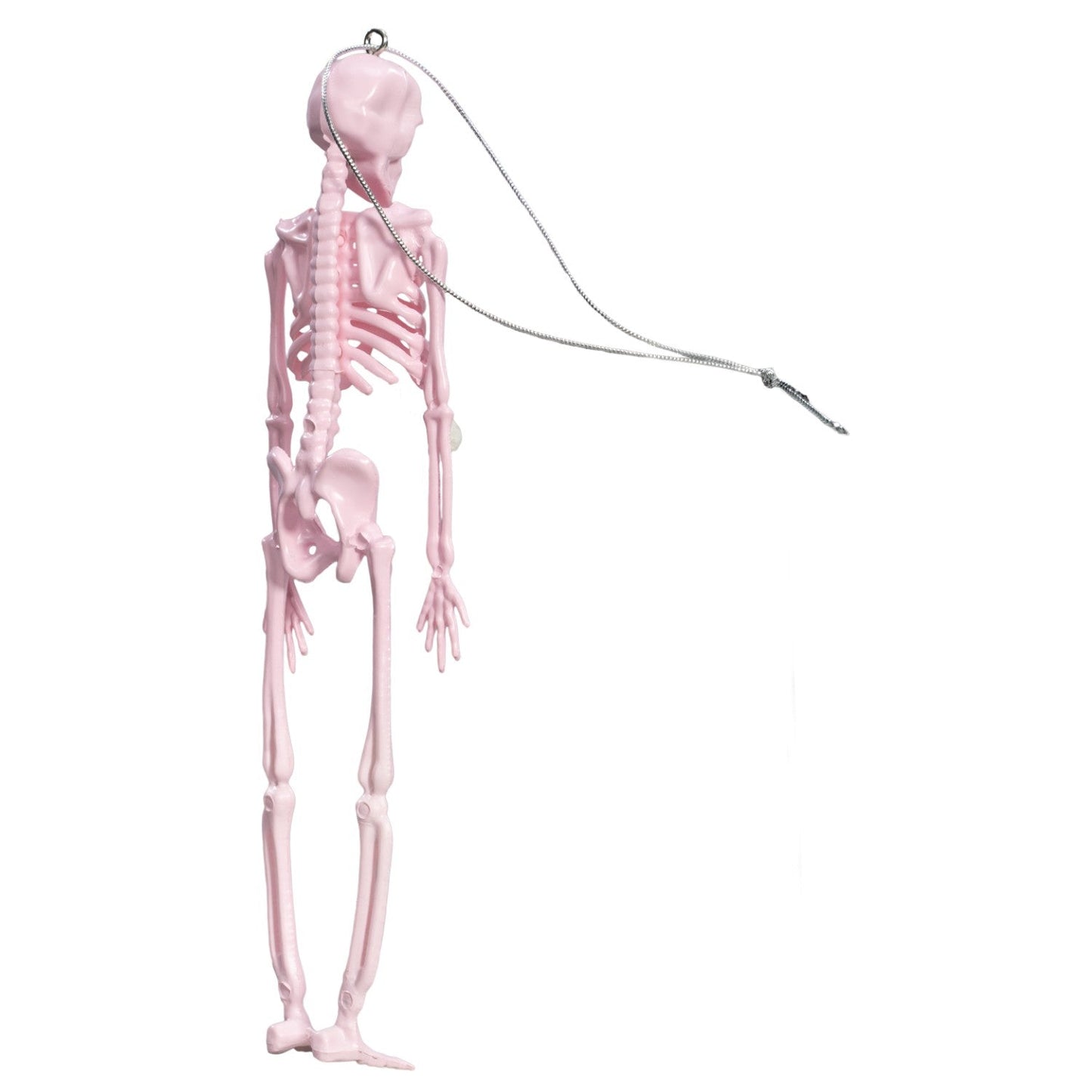 Pink Skeleton Funny Christmas Tree Holiday Ornament