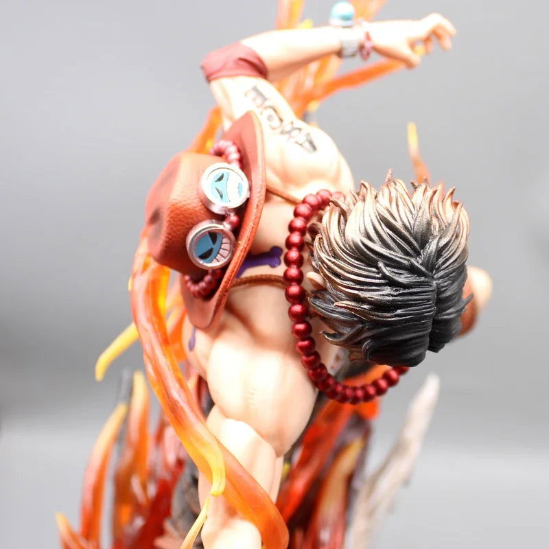 Portgas D. Ace One Piece Figurine, Anime Action Figures PVC Large Statue Collection 48cm