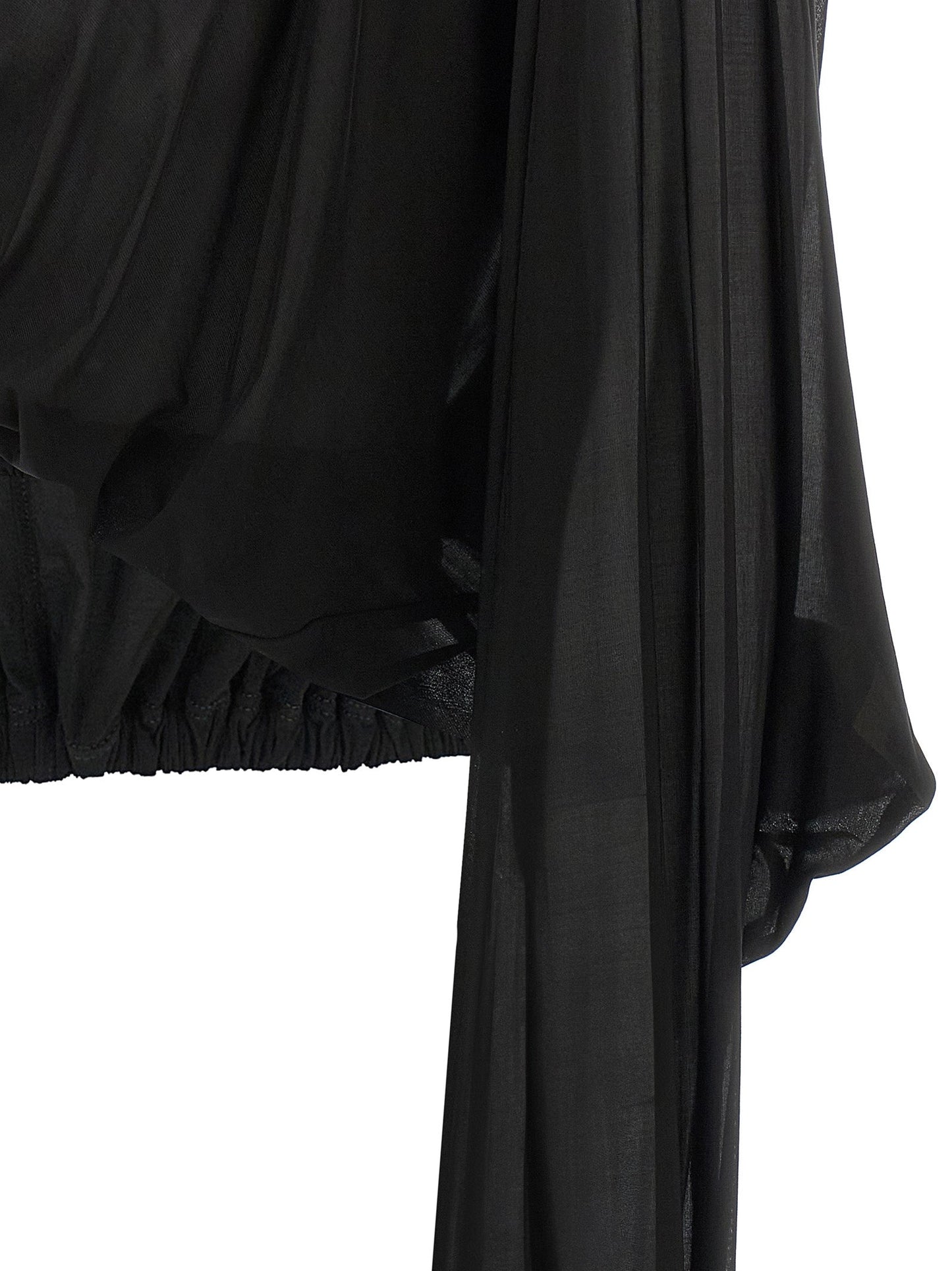 Rick Owens Women 'Crooped Hooded Tunic' Sweater