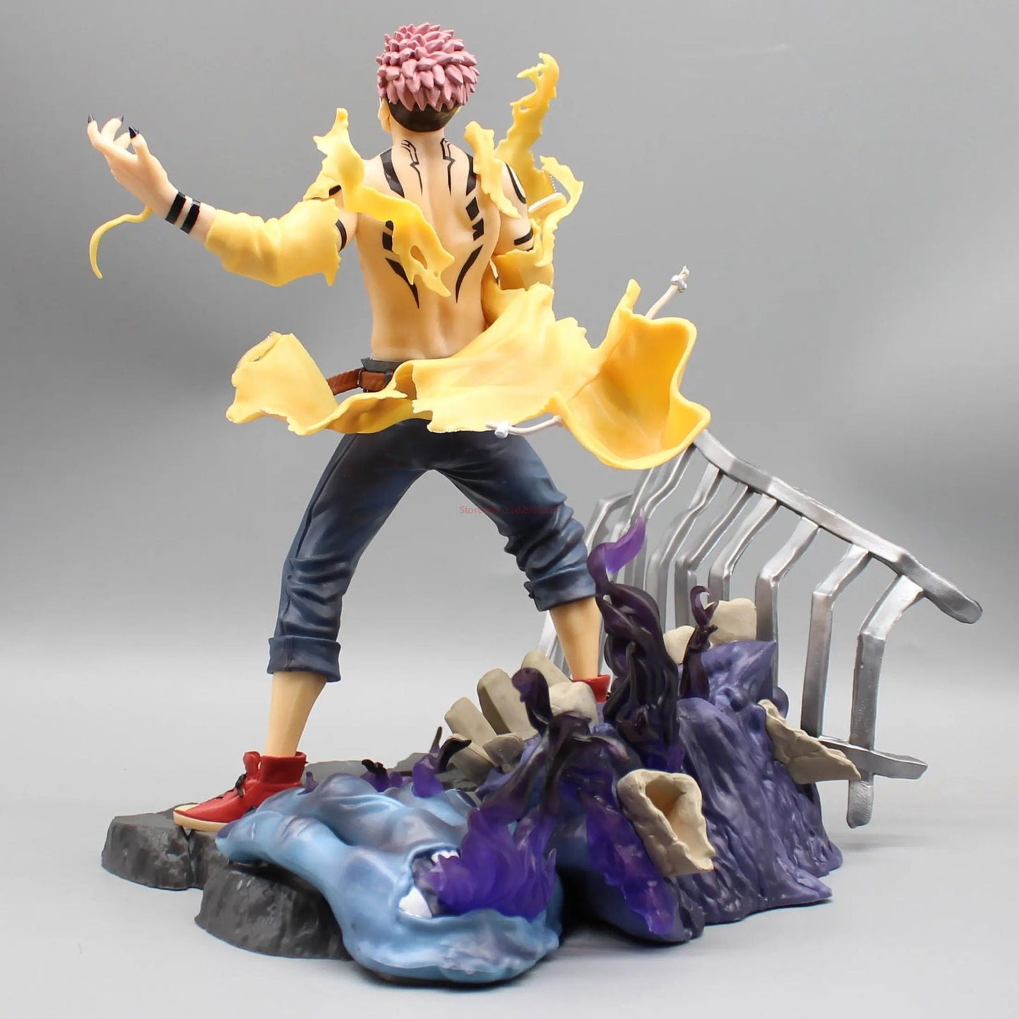 Ryomen Sukuna Anime Figure, Jujutsu Kaisen JJK Action Figurines Statue Collection 25 cm