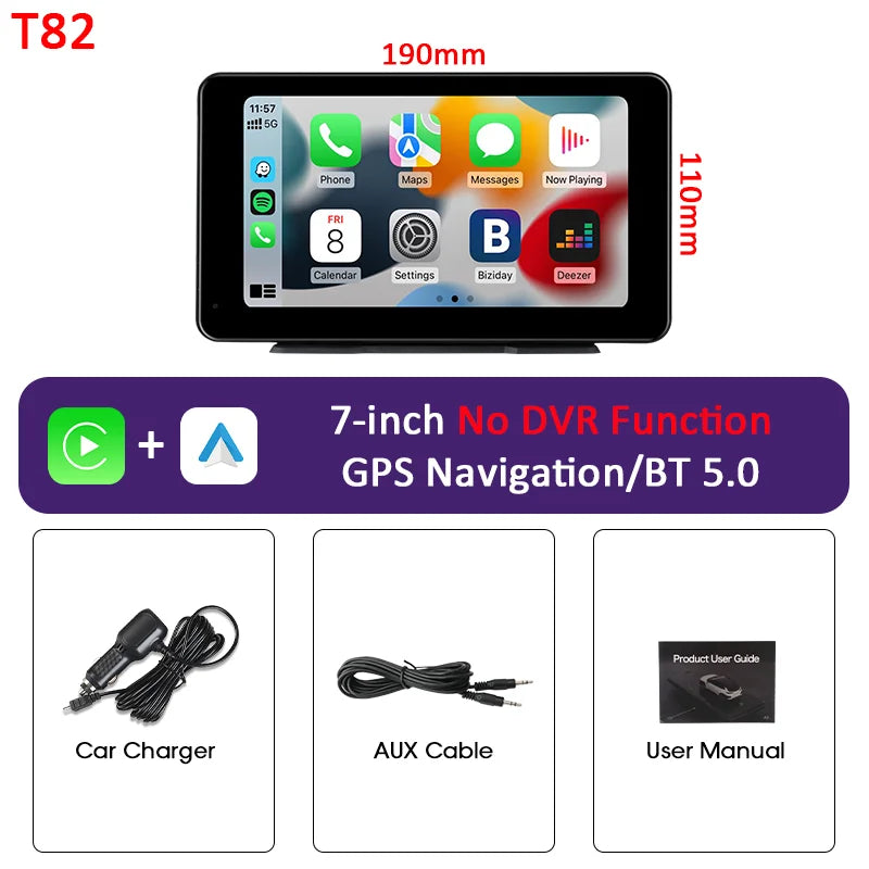 Vtopek Carplay Screen for Car, 11.3" HD Portable