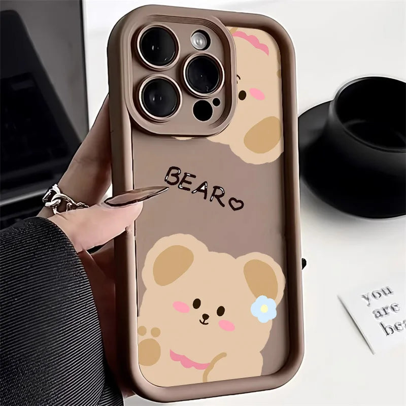 Cute Cartoon Bear Phone Case