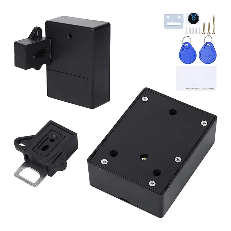 Invisible Magnetic Digital Cabinet Lock Rfid Plastic Safety Smart Drawer Hidden Lock Smart Lock Swipe Card Lock