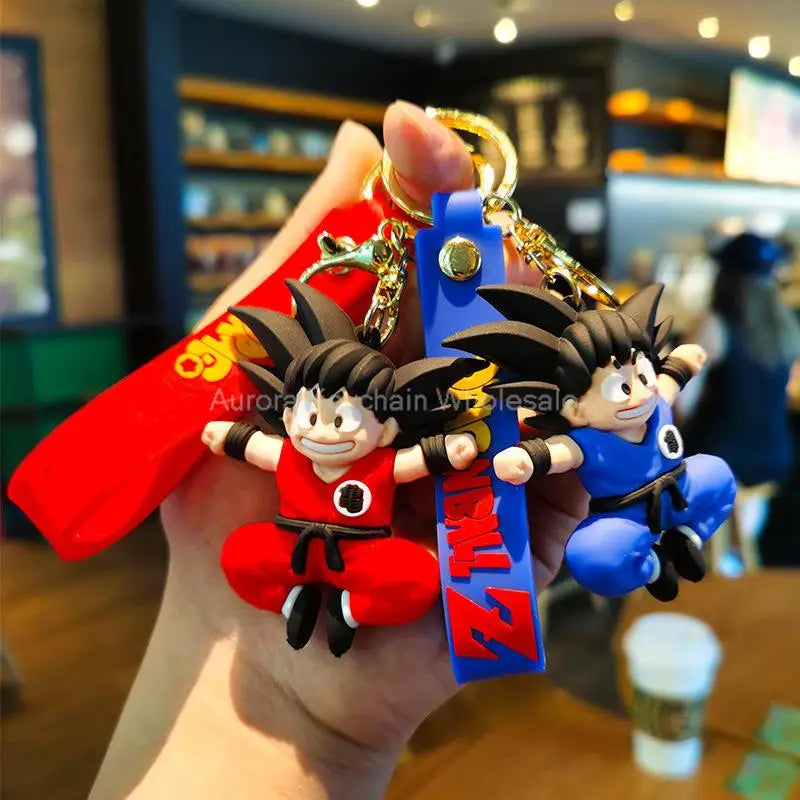 Dragon Ball Z Key Chains Anime Series Car Pendant Keyring Kids Accessories Gifts