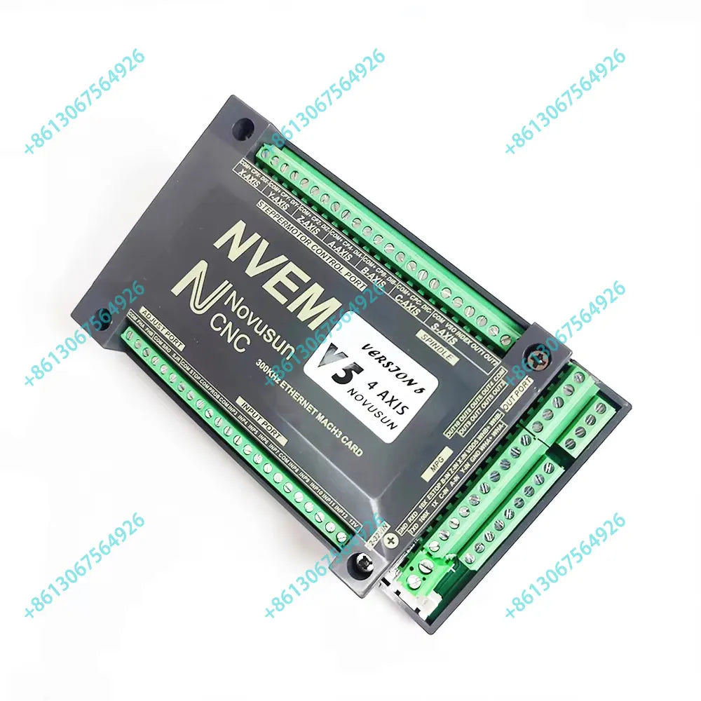 CNC Mach3 Ethernet interface Control Card NVEM V5-Motion Controller 300khz Cnc Router 3 /4 /5/6 Axis  For Diy Engraving Machine