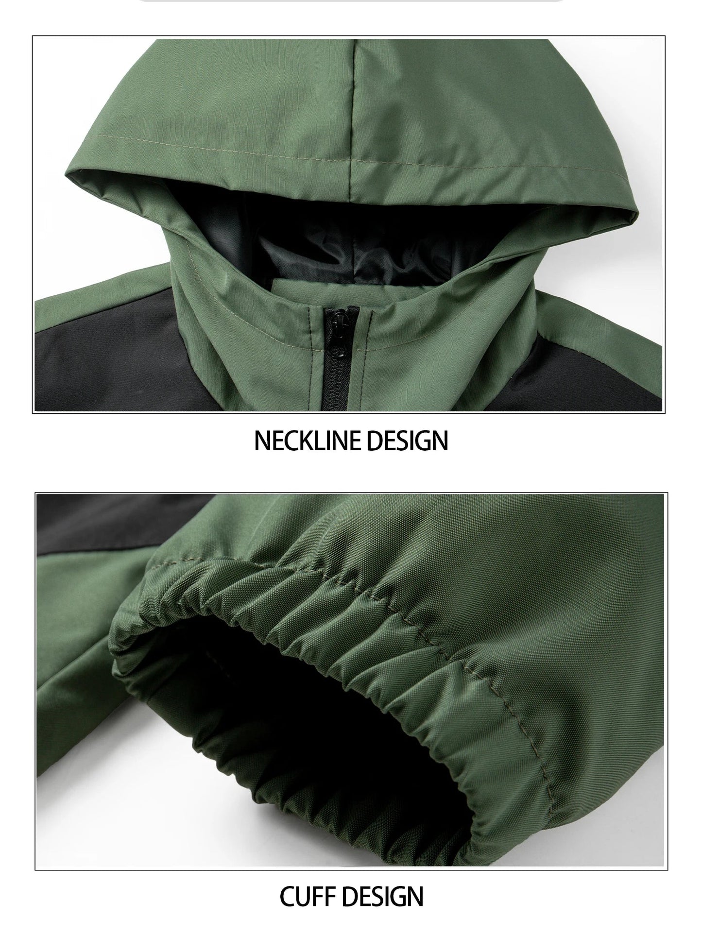 Men Windproof Jacket – Hooded Sportswear for Outdoor Autumn & Winter
