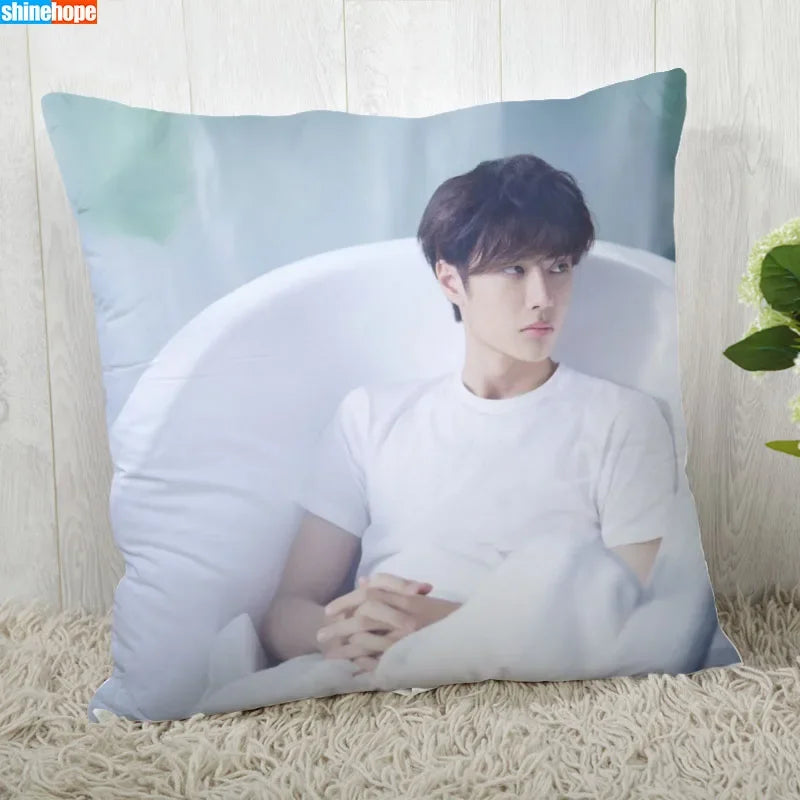 Custom Pillow Cover – YiBo Wang Modern Decorative 45x45cm Pillowcase