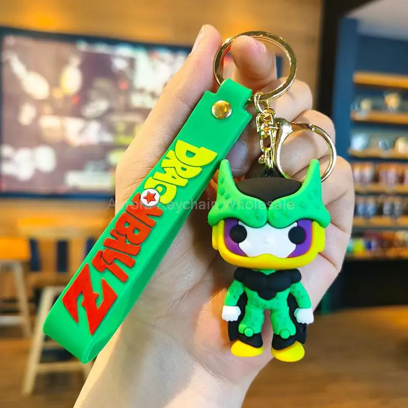 Dragon Ball Z Key Chains Anime Series Car Pendant Keyring Kids Accessories Gifts