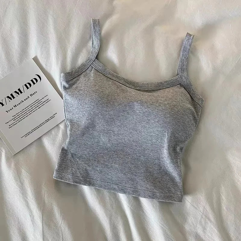Women Crop Top – Sexy Sleeveless Camisole Vest Tube Top Lingerie