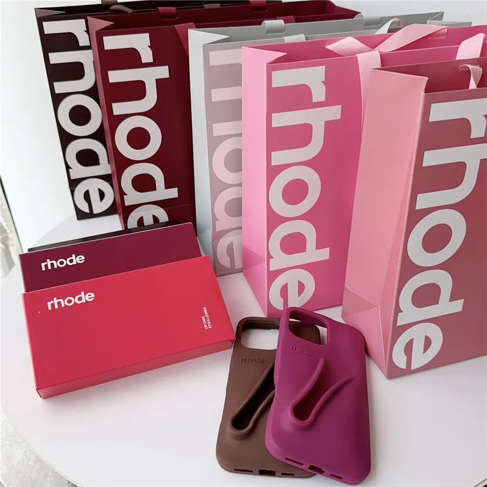 Set Gift Shopping Bag Rhode Phone Case For iPhone