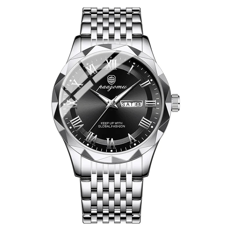 2025 New Modern Simple Creative Sport and Leisure Watch Creative Design Waterproof Quartz Movement Energy Watches Gift for Men