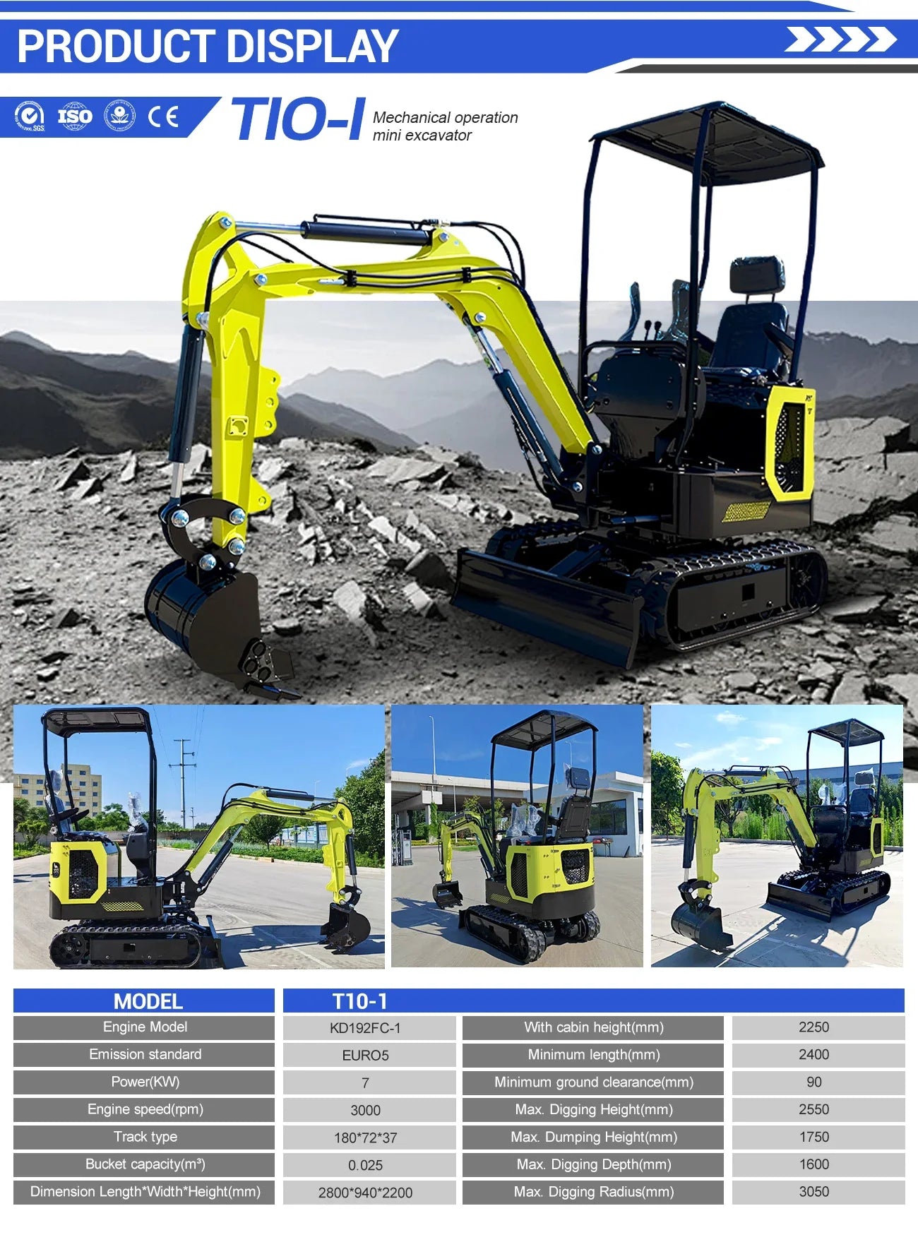 Hot sale 1.8 Ton Mini Excavator Minibagger Kubota Engine Digger Excavator Mini Pelle Chinese Cheap Small Excavator Machine