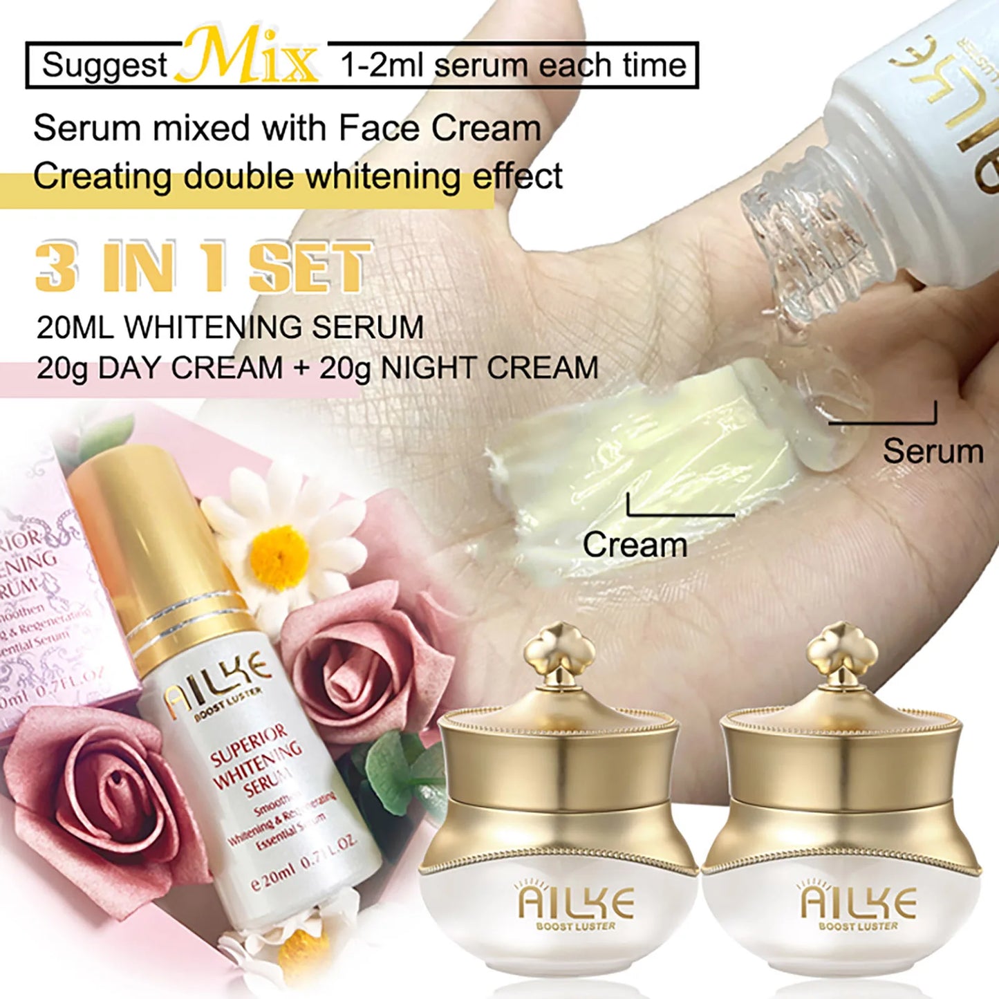 Whitening Face Care Set with Vitamin C