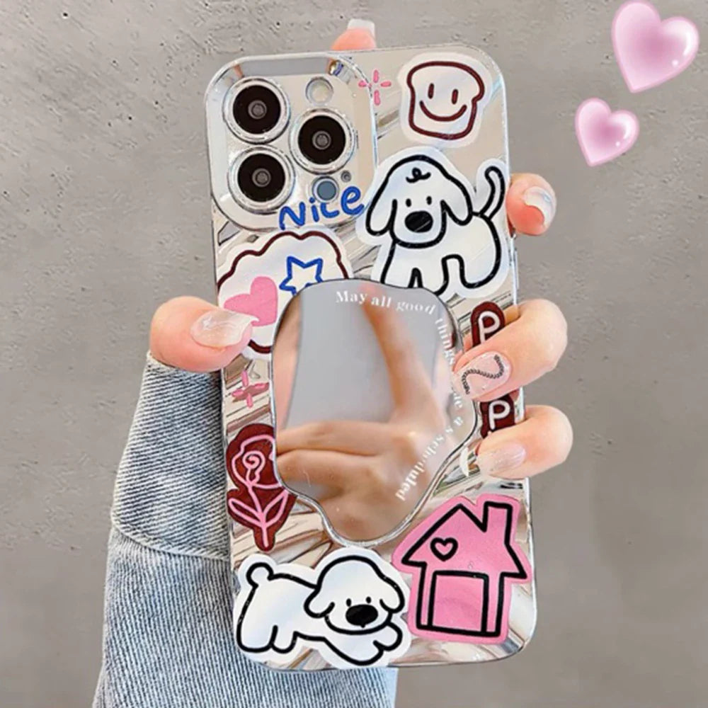 Cute Love Heart Bow Phone Case