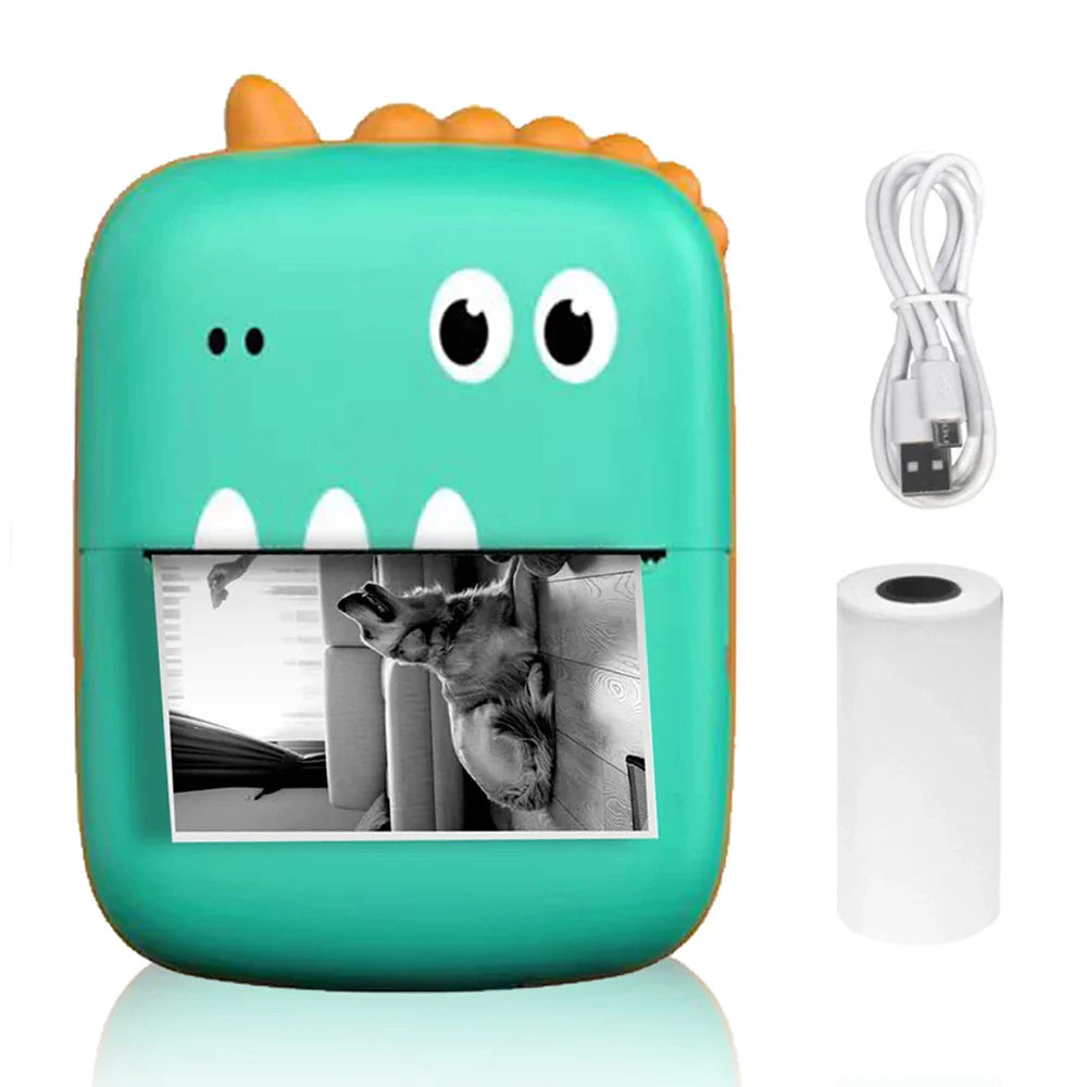 Mini Printer Portable Bluetooth Wireless Smart Label Thermal Portable Printers Stickers Paper Wireless Printers Children Gifts