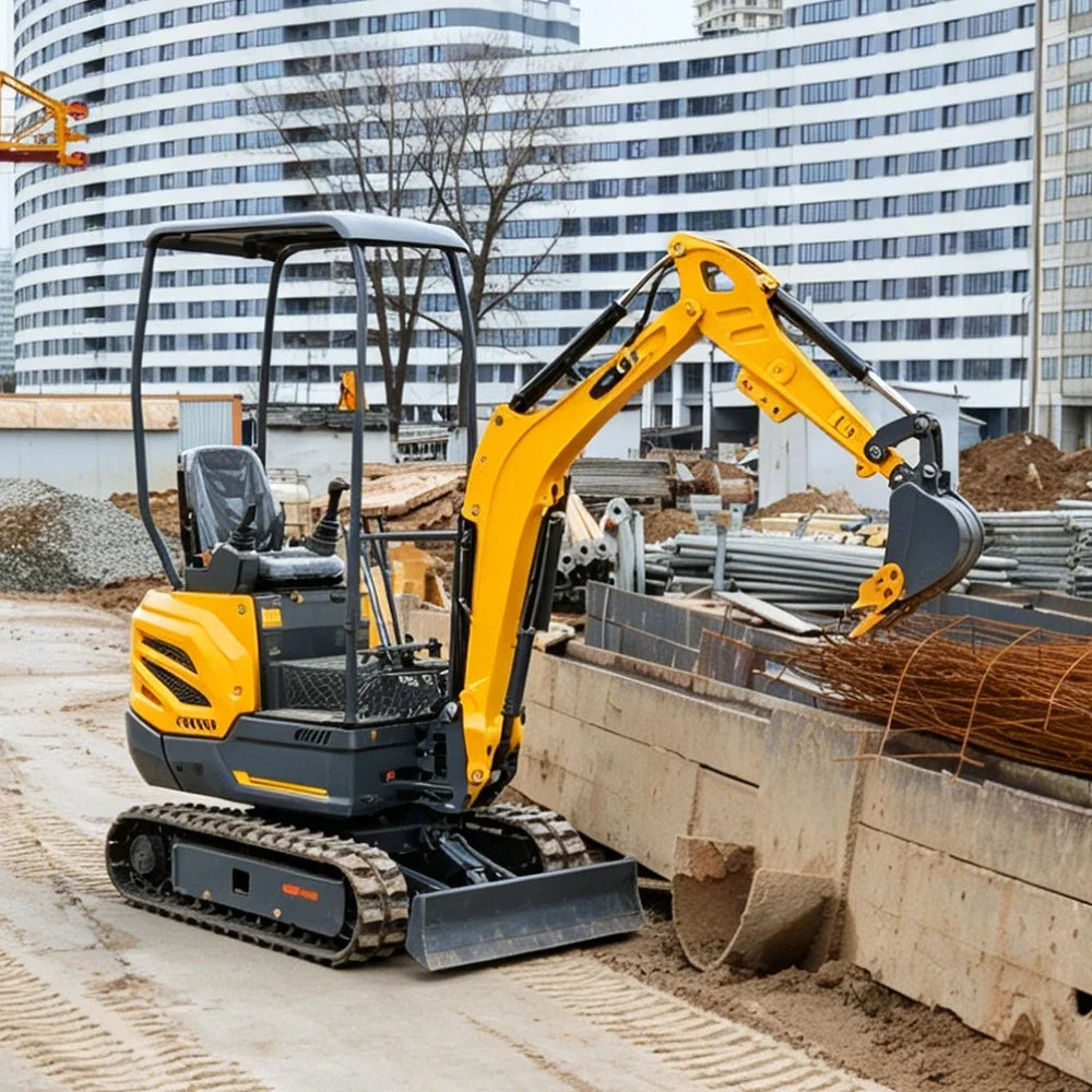 Customized 1.5ton Micro Mini Excavator Quick Start Stable Power Output Custom Color For Greenhouse & Small Farm Construction
