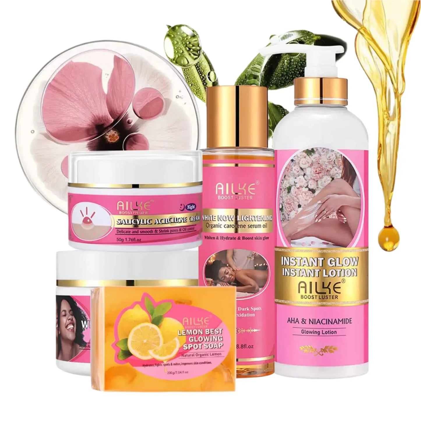 AHA Organic Skin Brightening Care Set