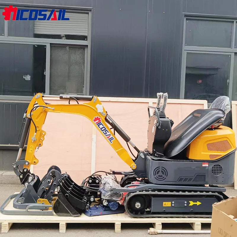 Mini Excavator 1.2 Ton New Crawler Excavator With Attachment Mini Digger Multifunctional Mini Small Excavator 1 Ton 1200kg