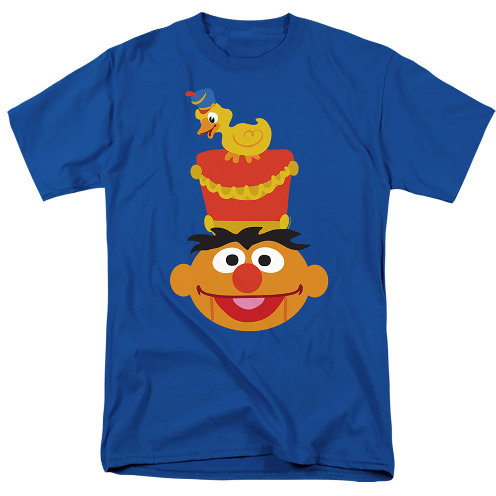 Sesame Street Christmas Nutcracker Ernie Mens T Shirt Royal Blue Officially Licensed