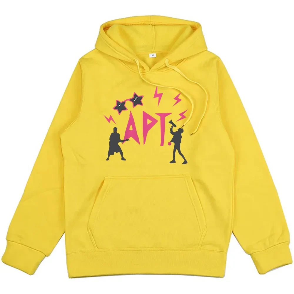 APT ROSE & Bruno Mars Hoodie – Unisex Streetwear Graphic Sweatshirt
