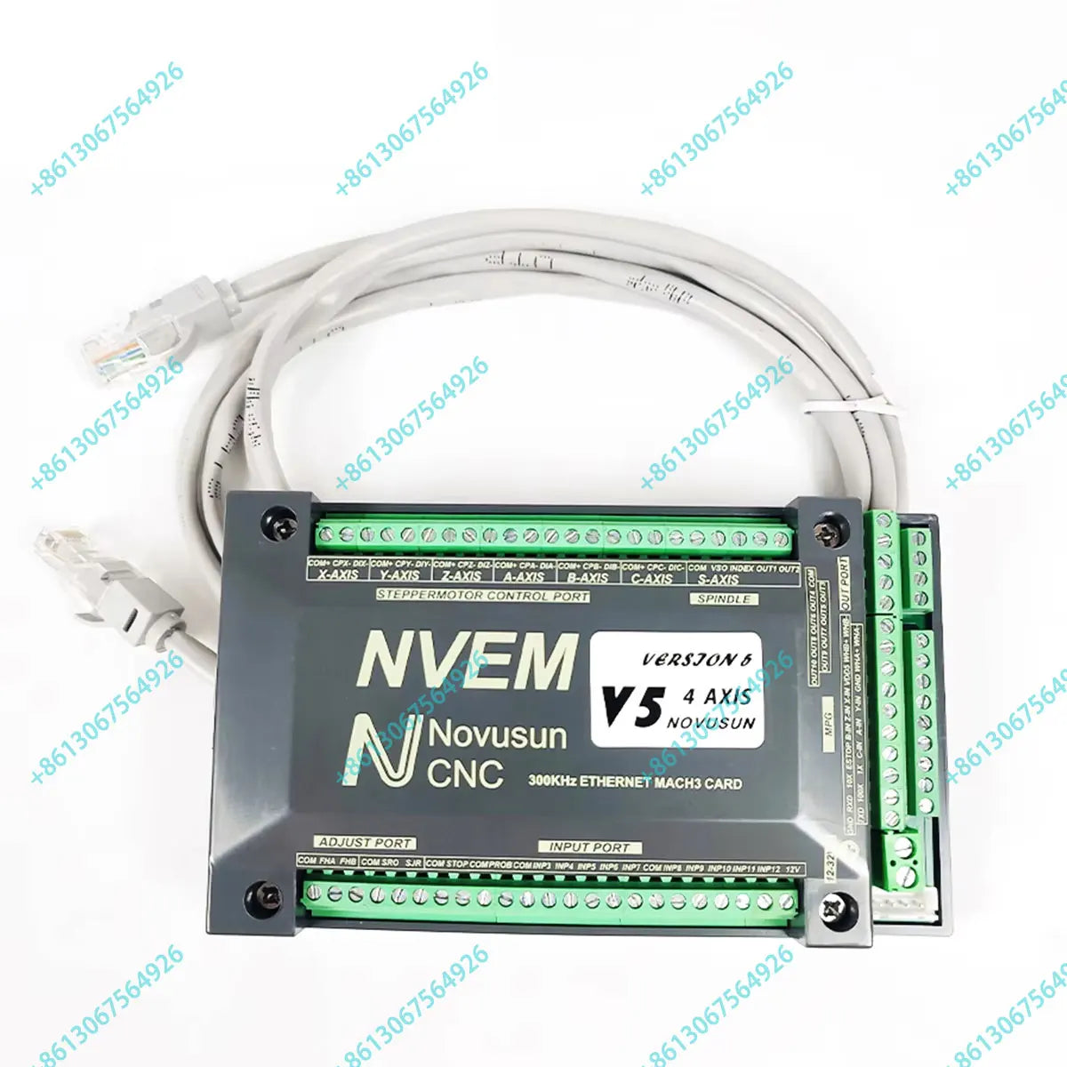 CNC Mach3 Ethernet interface Control Card NVEM V5-Motion Controller 300khz Cnc Router 3 /4 /5/6 Axis  For Diy Engraving Machine
