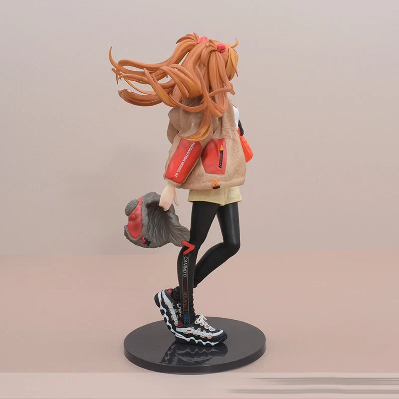 Asuka Langley Soryu Anime Figurine, Neon Genesis Evangelion EVA Action Figure 23 CM
