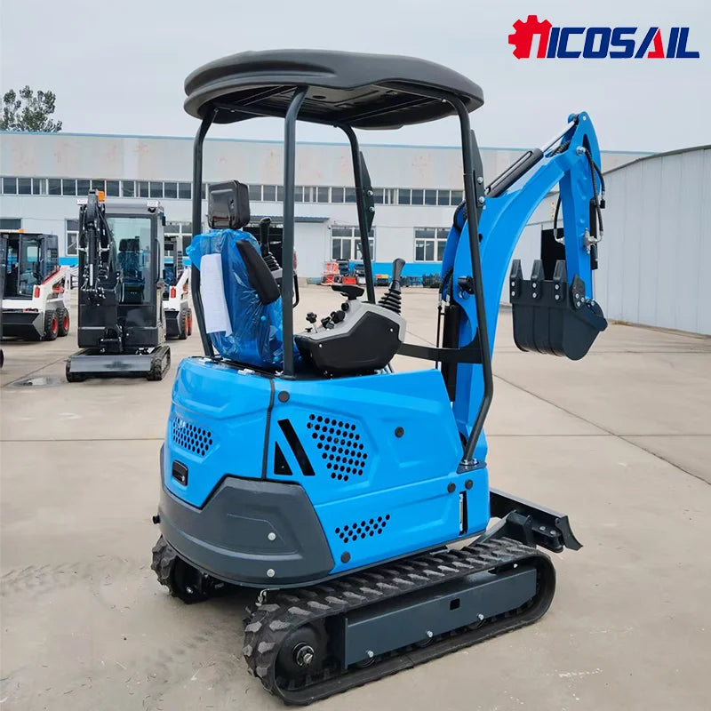 Mini Excavator Prices CE Euro Diesel Engine Bagger 1.8 ton 1.5 t 2 ton Multifunctional Mini Excavator