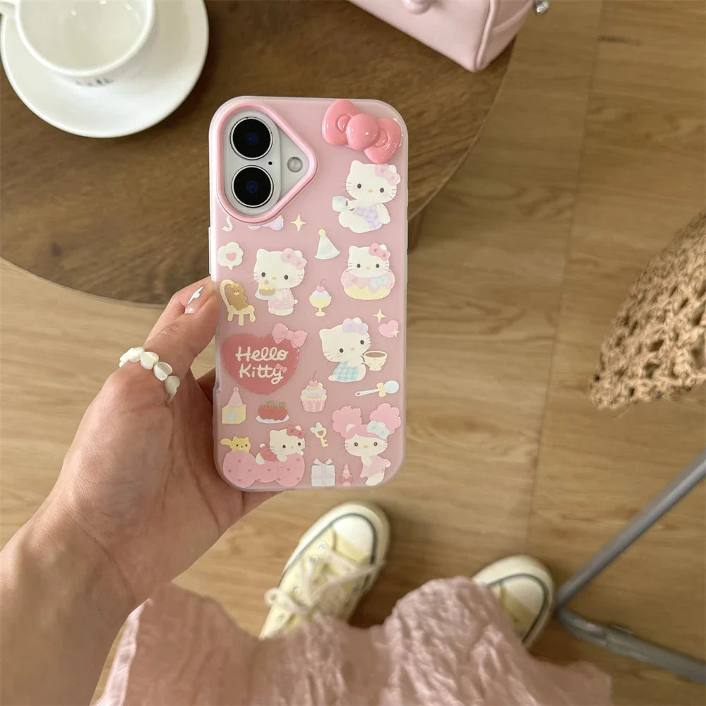 Pink Candy Cute Hello Kitty Phone Case