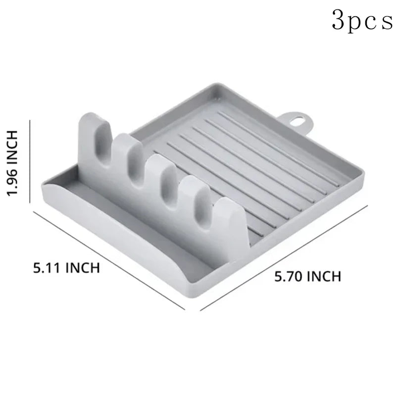 Spatula and Lid Rack Spoon Holder