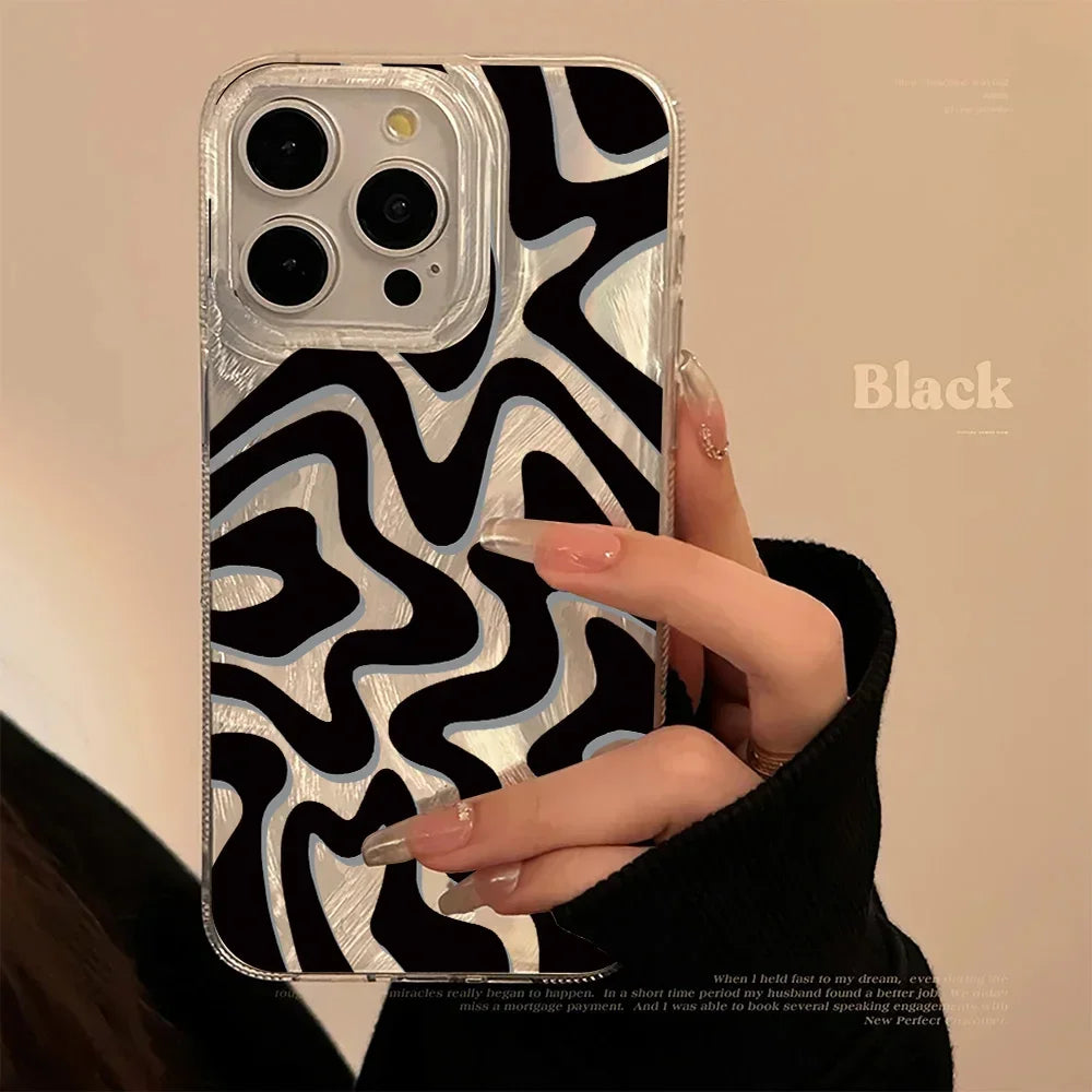 Luxury Laser Wave Pattern Phone Case