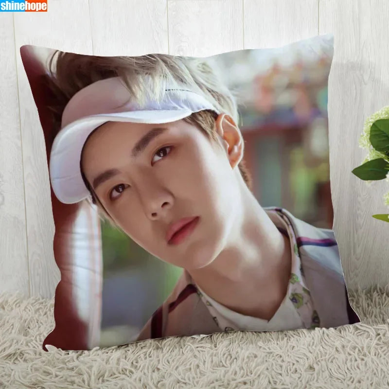 Custom Pillow Cover – YiBo Wang Modern Decorative 45x45cm Pillowcase