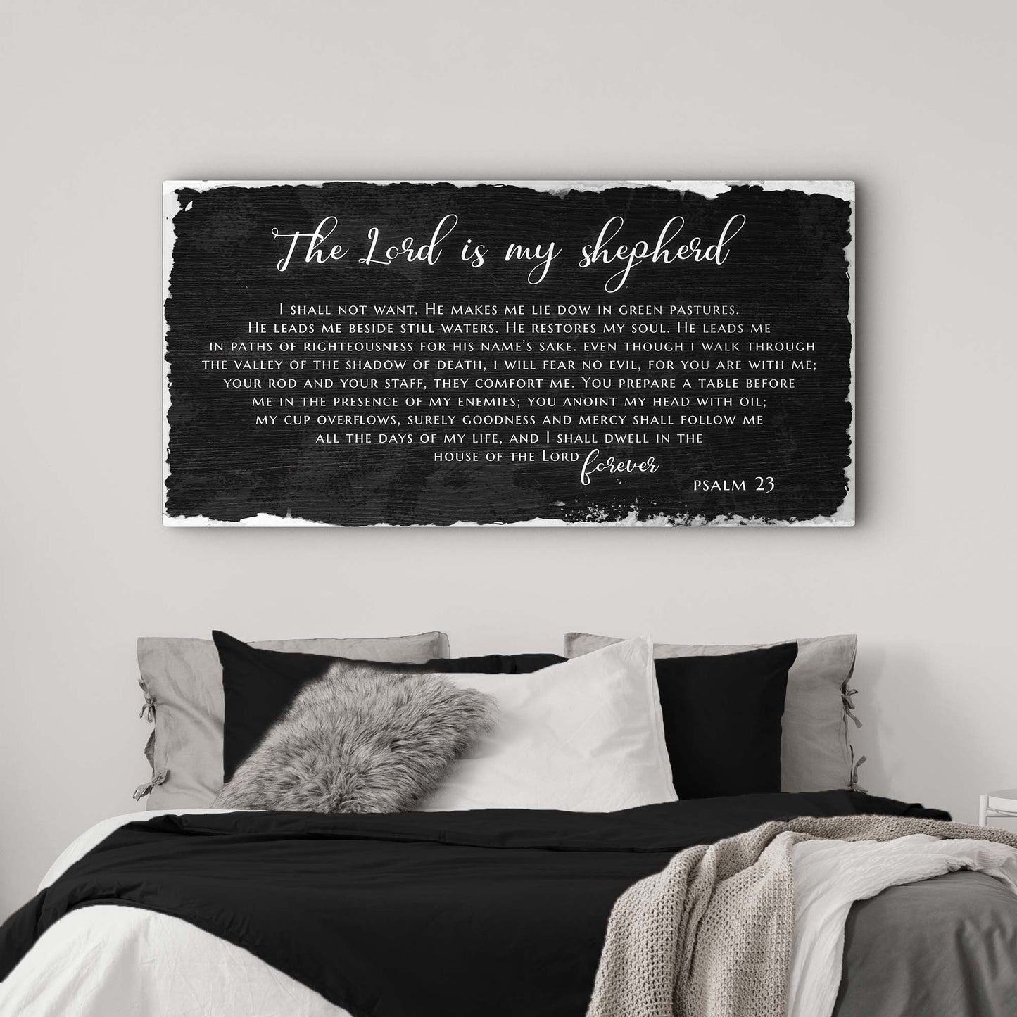 Psalm 23 - The Lord Is My Shepherd Sign IV