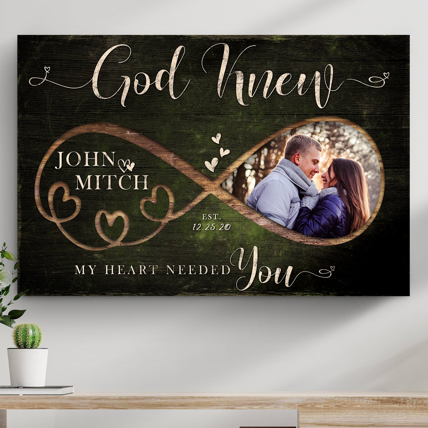 God Knew Couple Sign