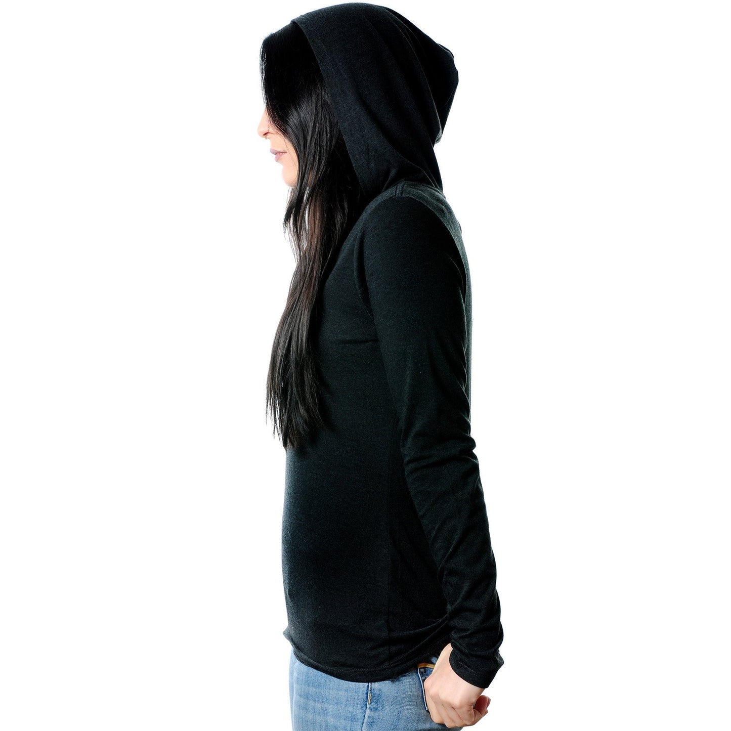 Rook & Conch & Industrial & Tragus & Helix & Daith Tapered Long Sleeve Hoodie