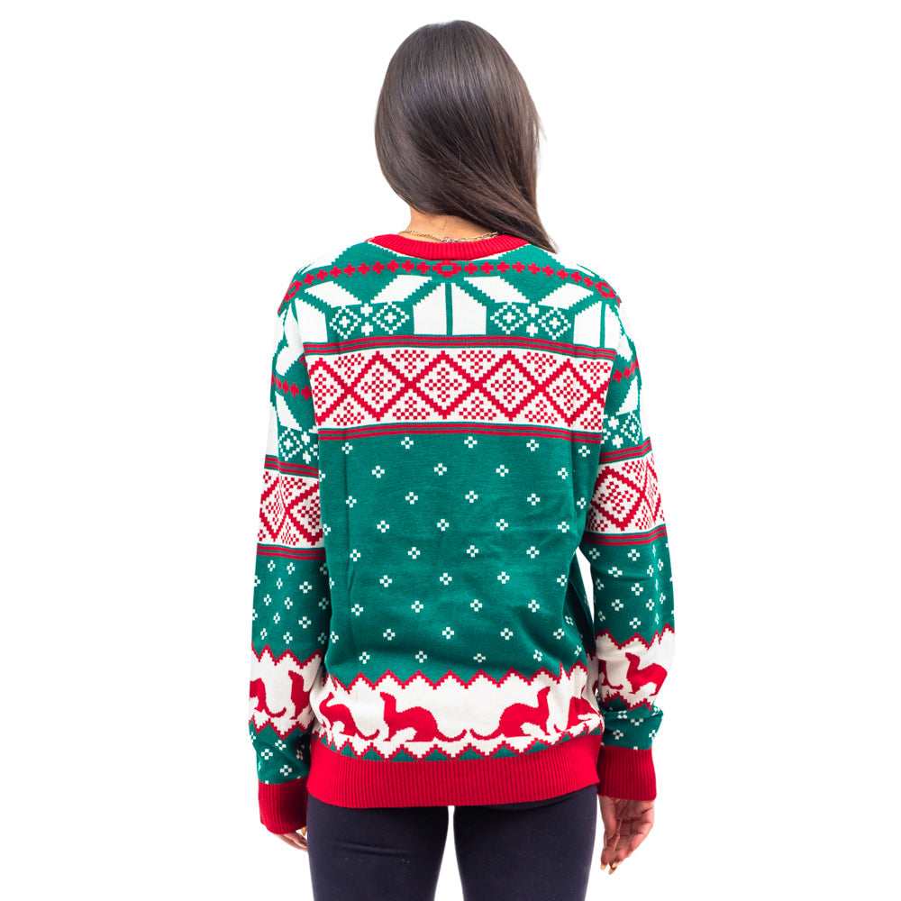 The Big Lebowski Dude Abide Marmot Bowling Unisex Ugly Christmas Sweater