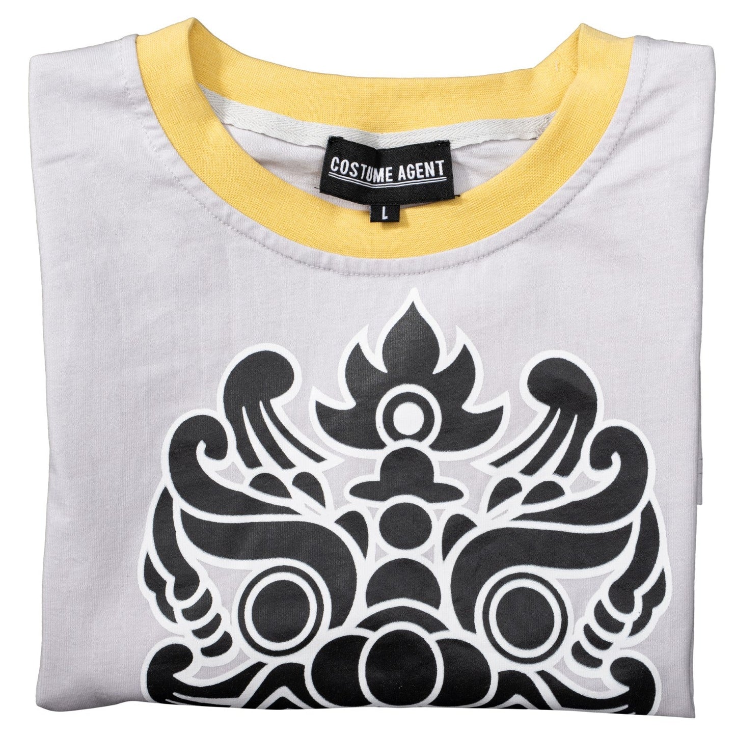 Fight Soap Salesman Tyler Durden Yellow Ring Damask Pattern Halloween Costume Adult T-Shirt Tee