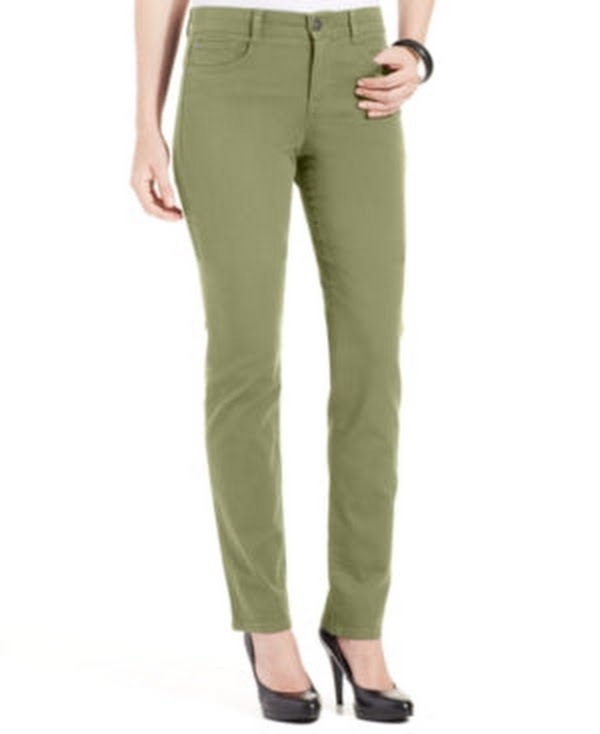 Style & Co Petite Tummy-Control Slim-Leg Jeans