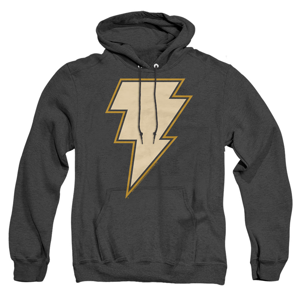 Black Adam Black Adam Chest Emblem Heather Mens Hoodie Black Officially Licensed