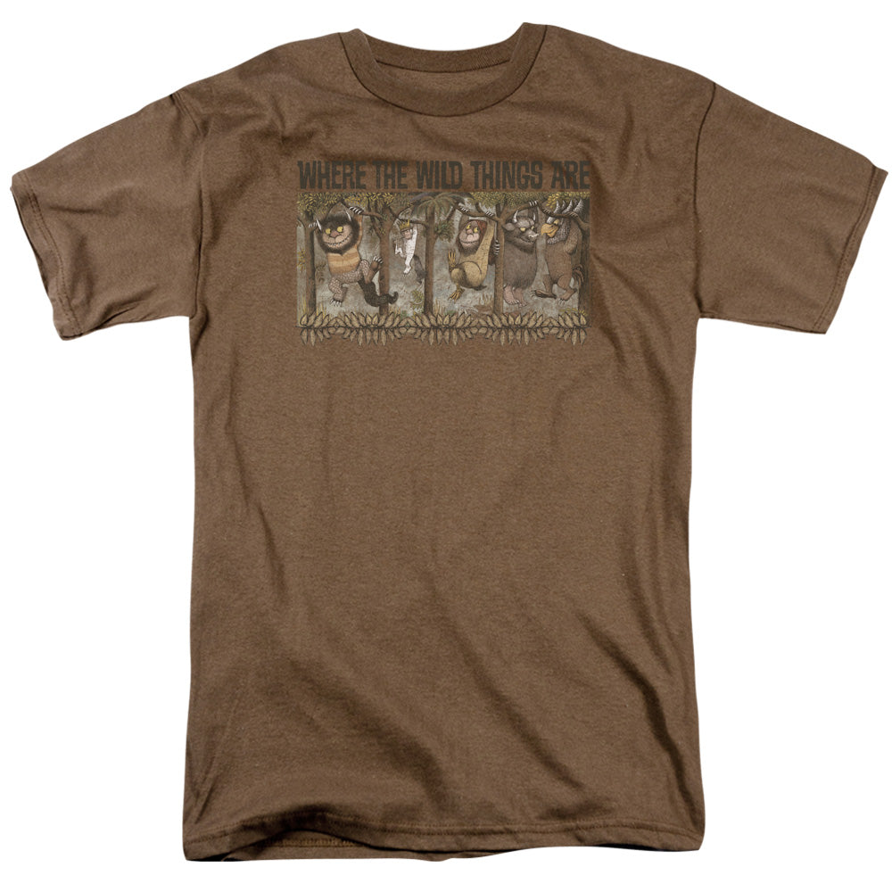 Where The Wild Things Are Hang Mens T Shirt Safari Green Officially Licensed
