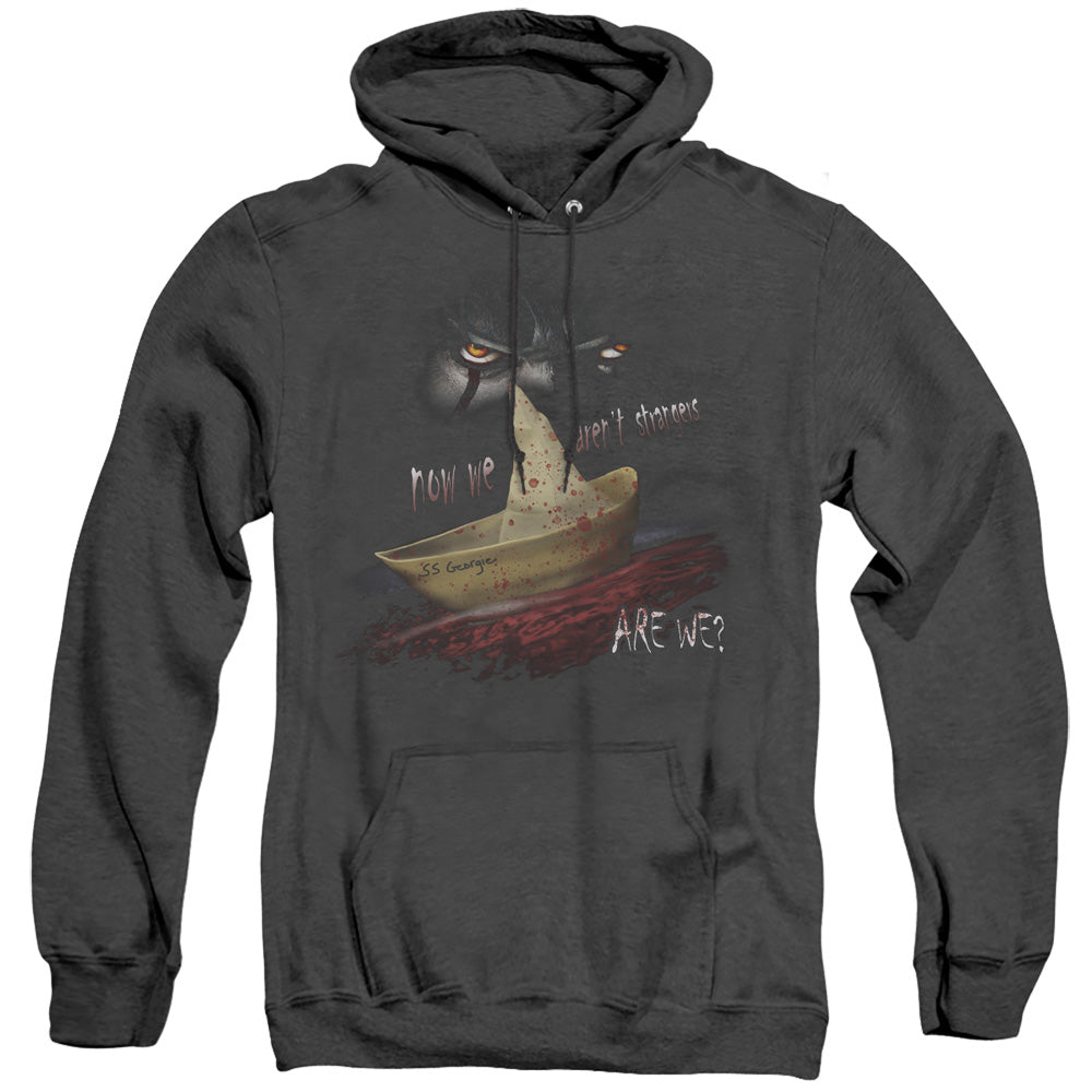 It 2017 Now We Arent Strangers Heather Mens Hoodie Black Officially Licensed