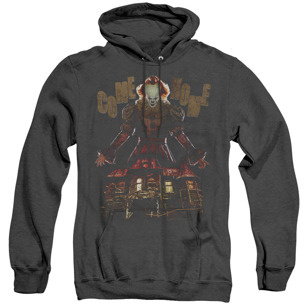 IT 2 Come Home Heather Mens Hoodie Black Officially Licensed