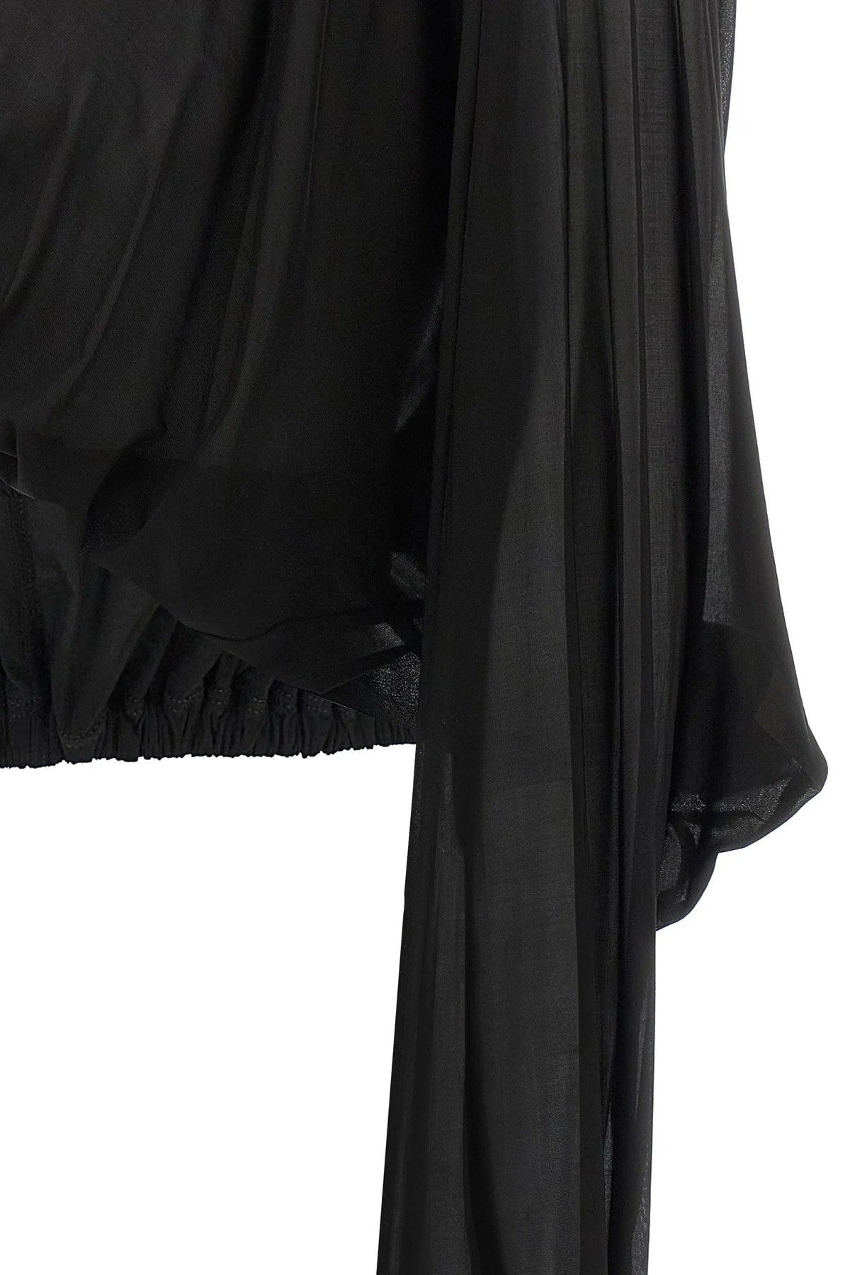 Rick Owens Women 'Crooped Hooded Tunic' Sweater