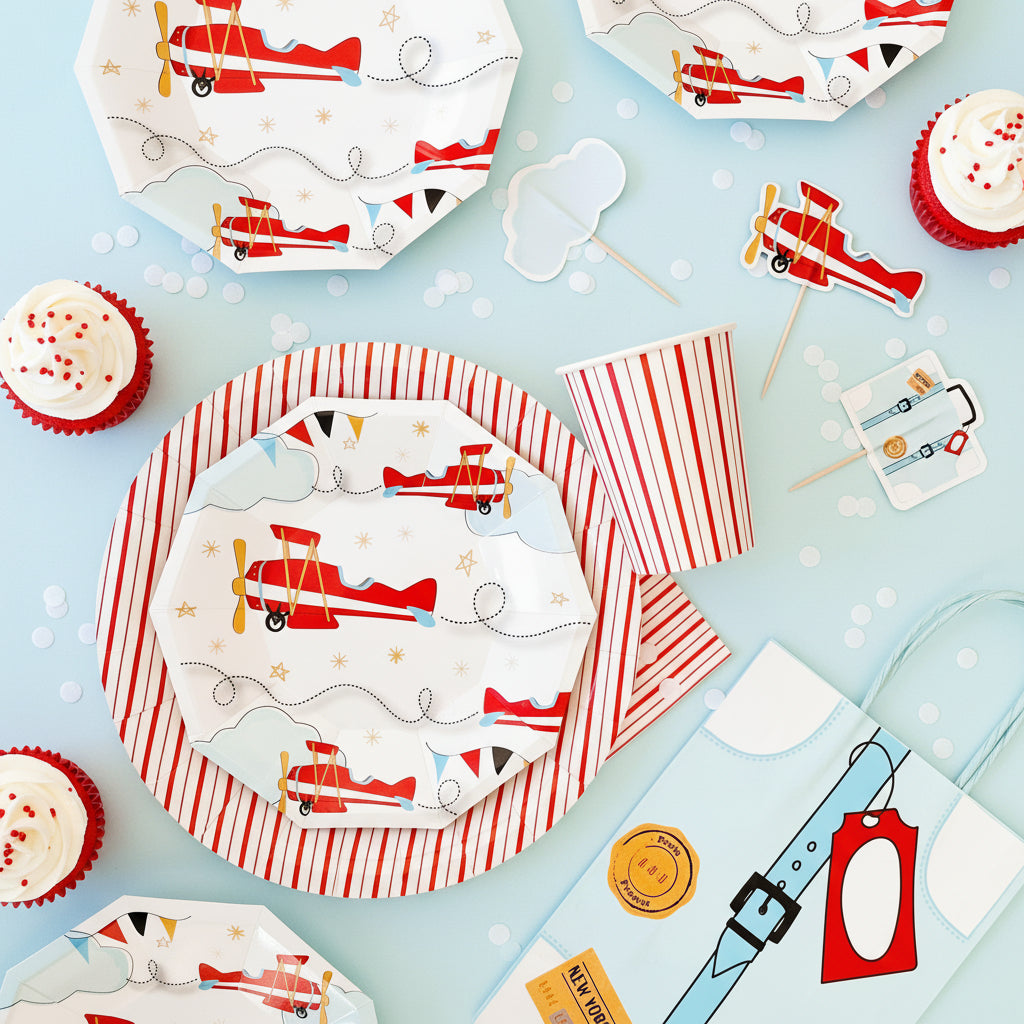 Airplane Party Bags (Set of 8)