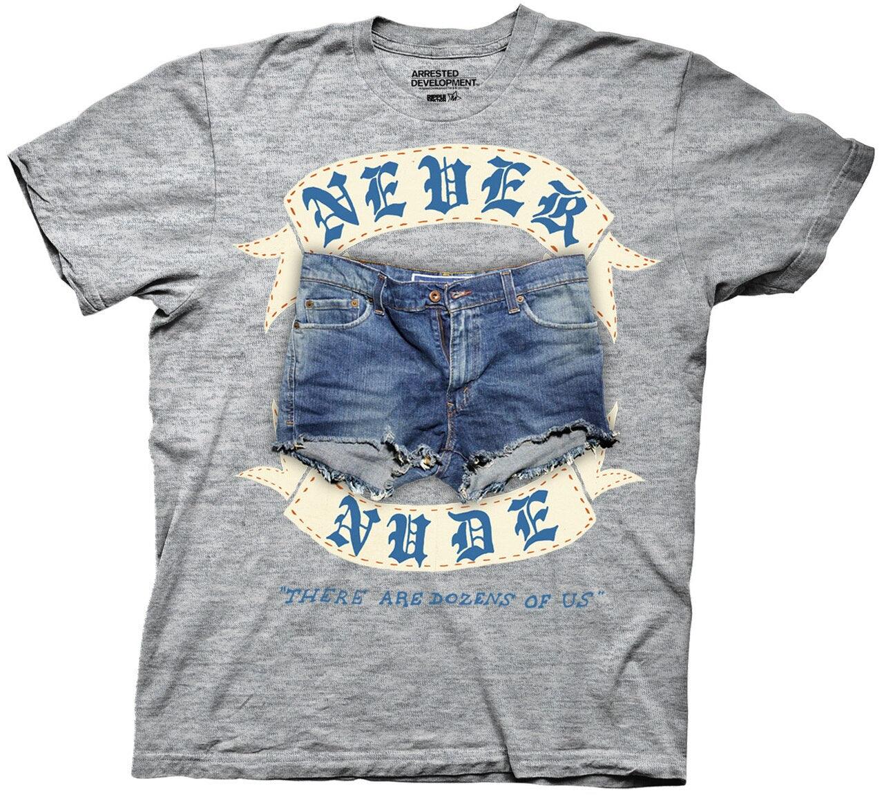 Arrested Development Never Nude Adult T-shirt