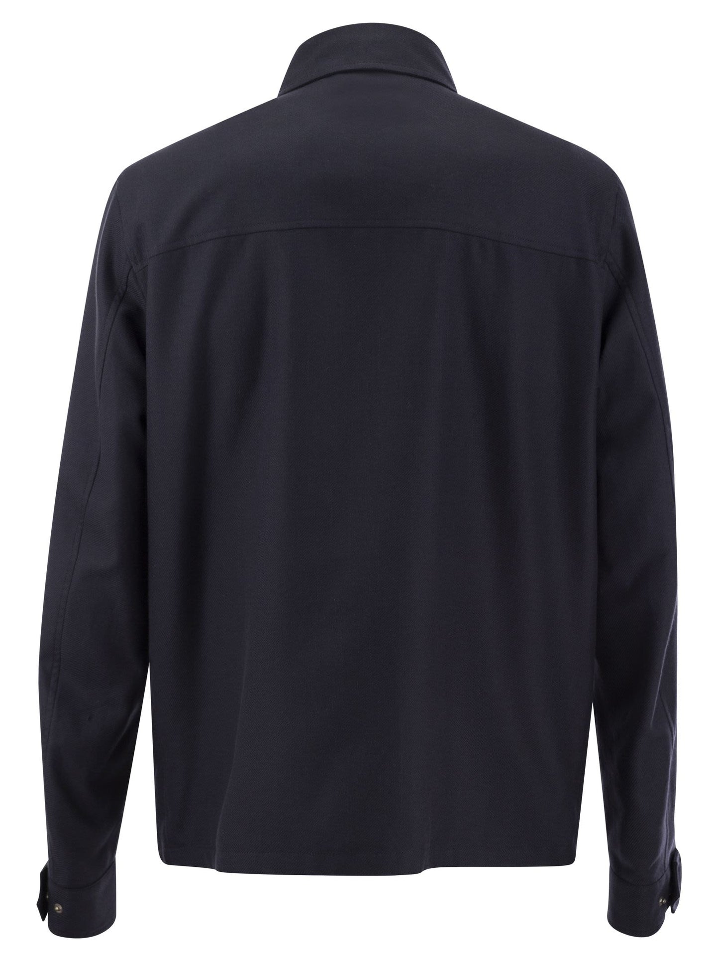 Herno Men Rain Cotton Cashmere Shirt