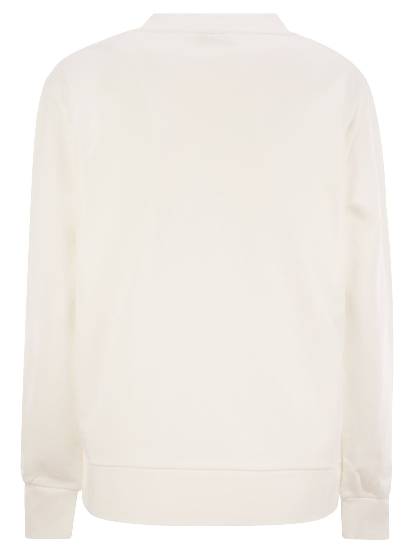 Moncler Women Logo Sweatshirt With Crystals